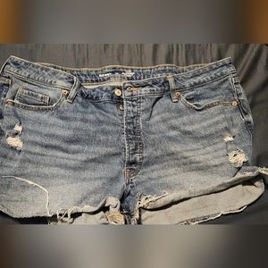 Size 22 high rise OG straight old navy shorts